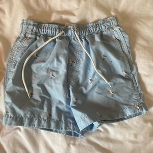 H&M Seagull Swim Trunks
